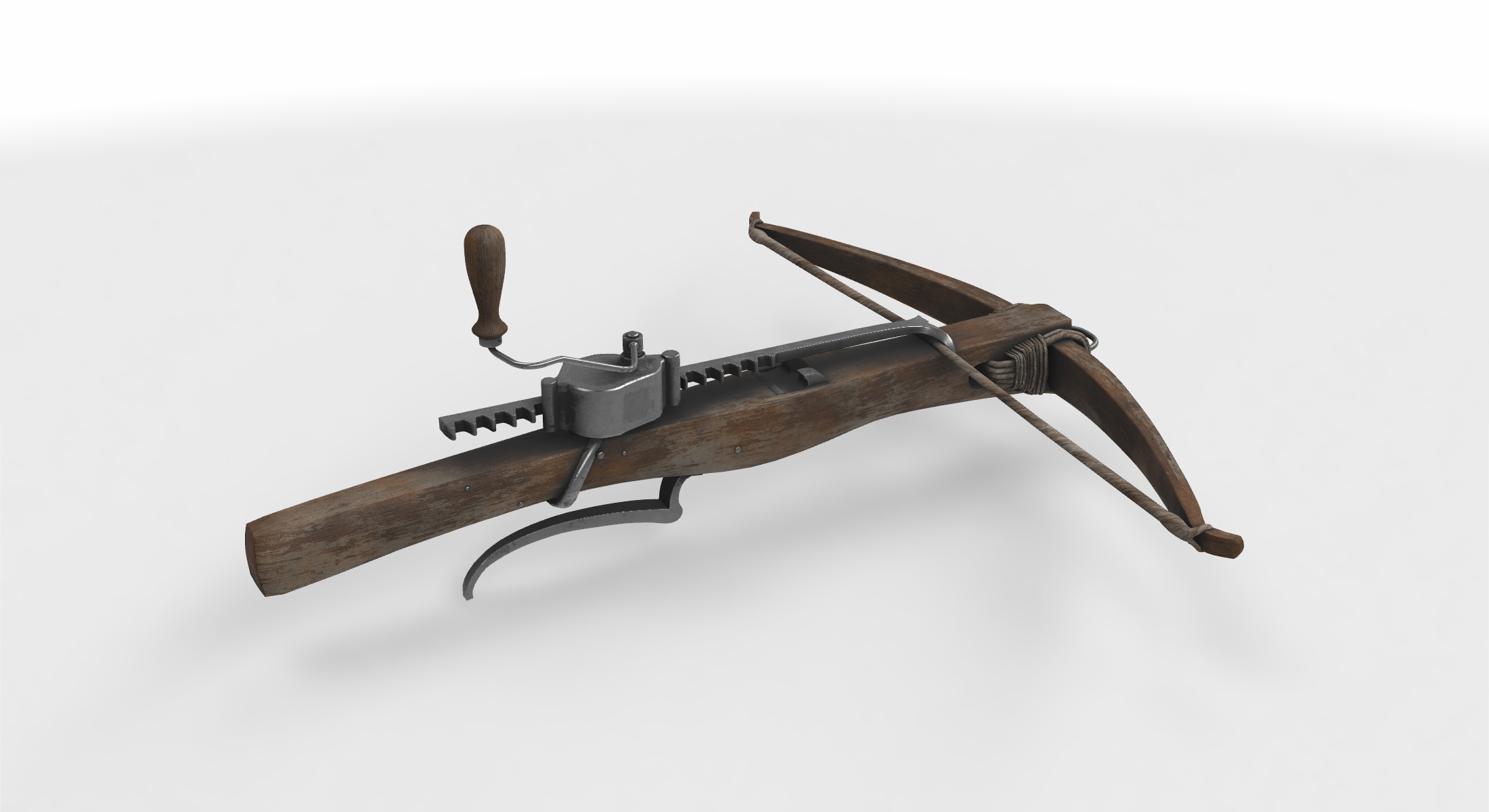 crossbow crank  3D model_4