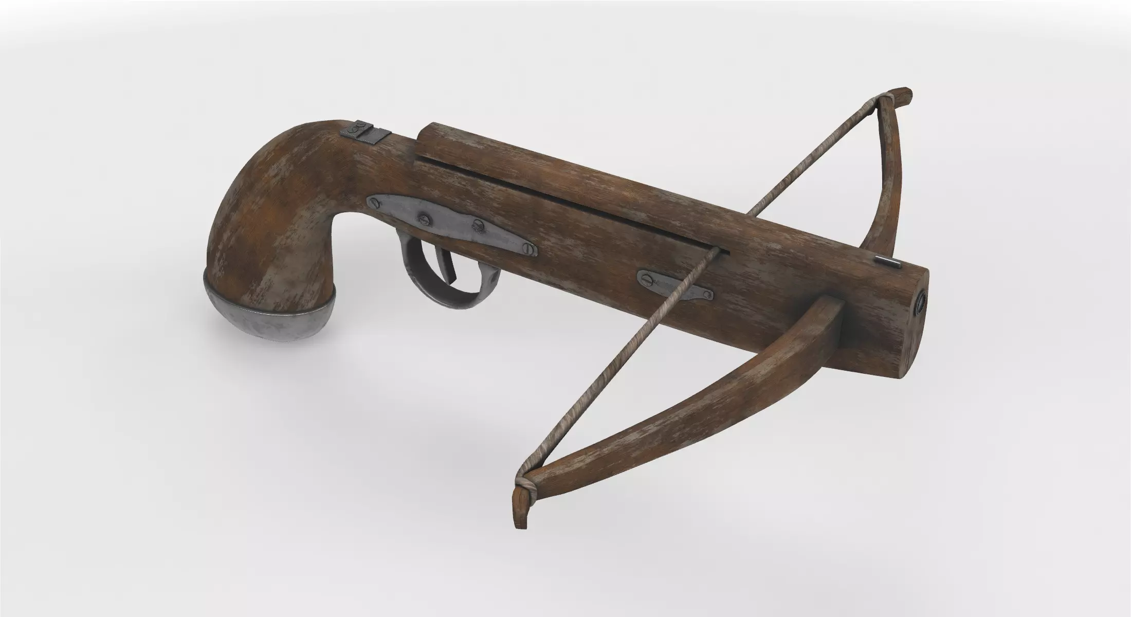 crossbow one handed 3D model