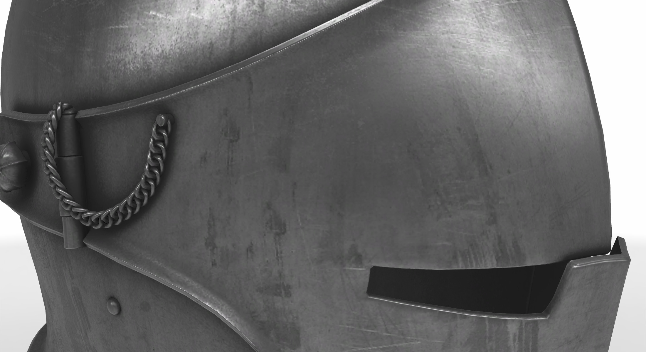 helmet barbuta  3D model_4