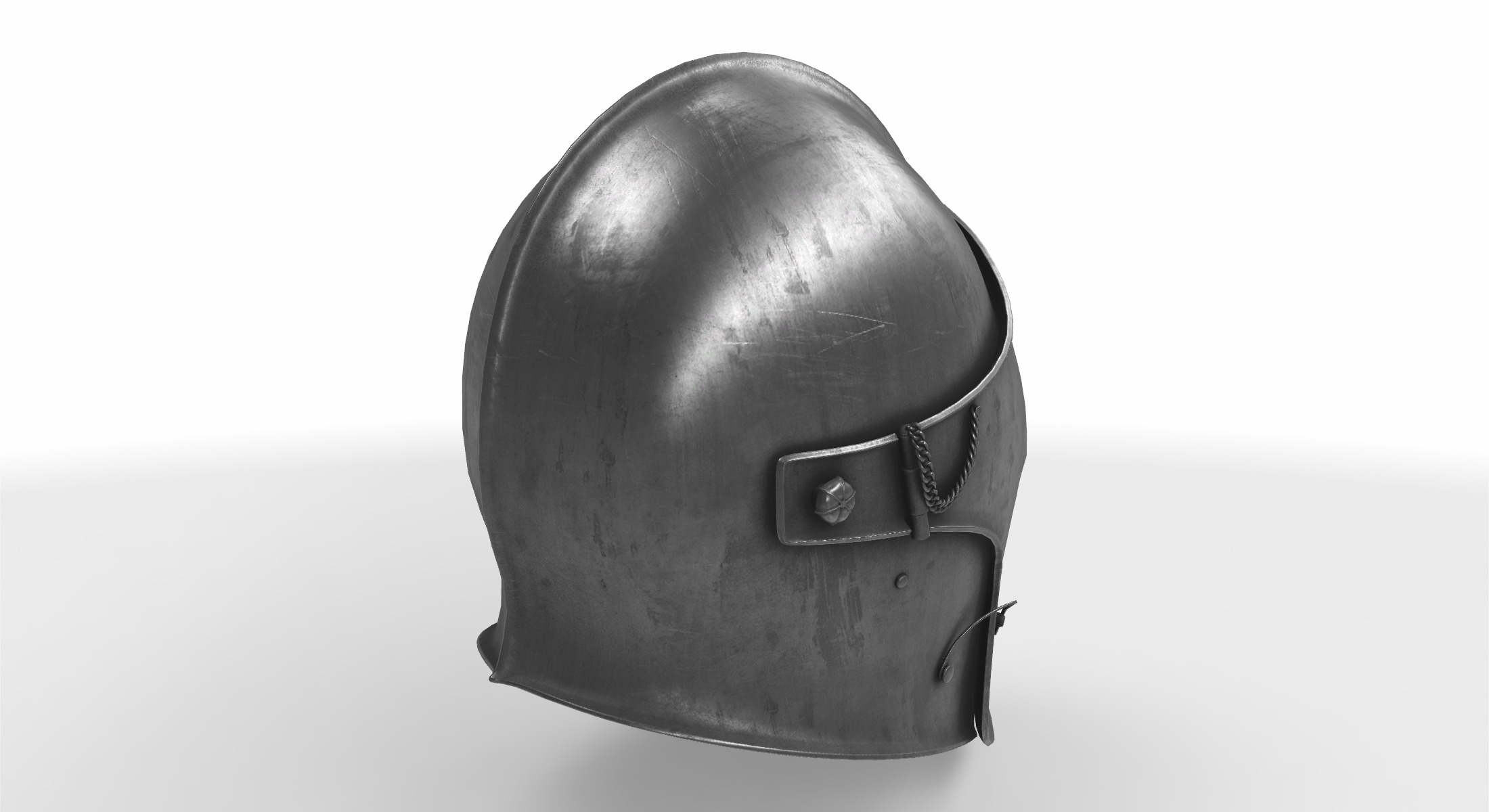 helmet barbuta  3D model_1