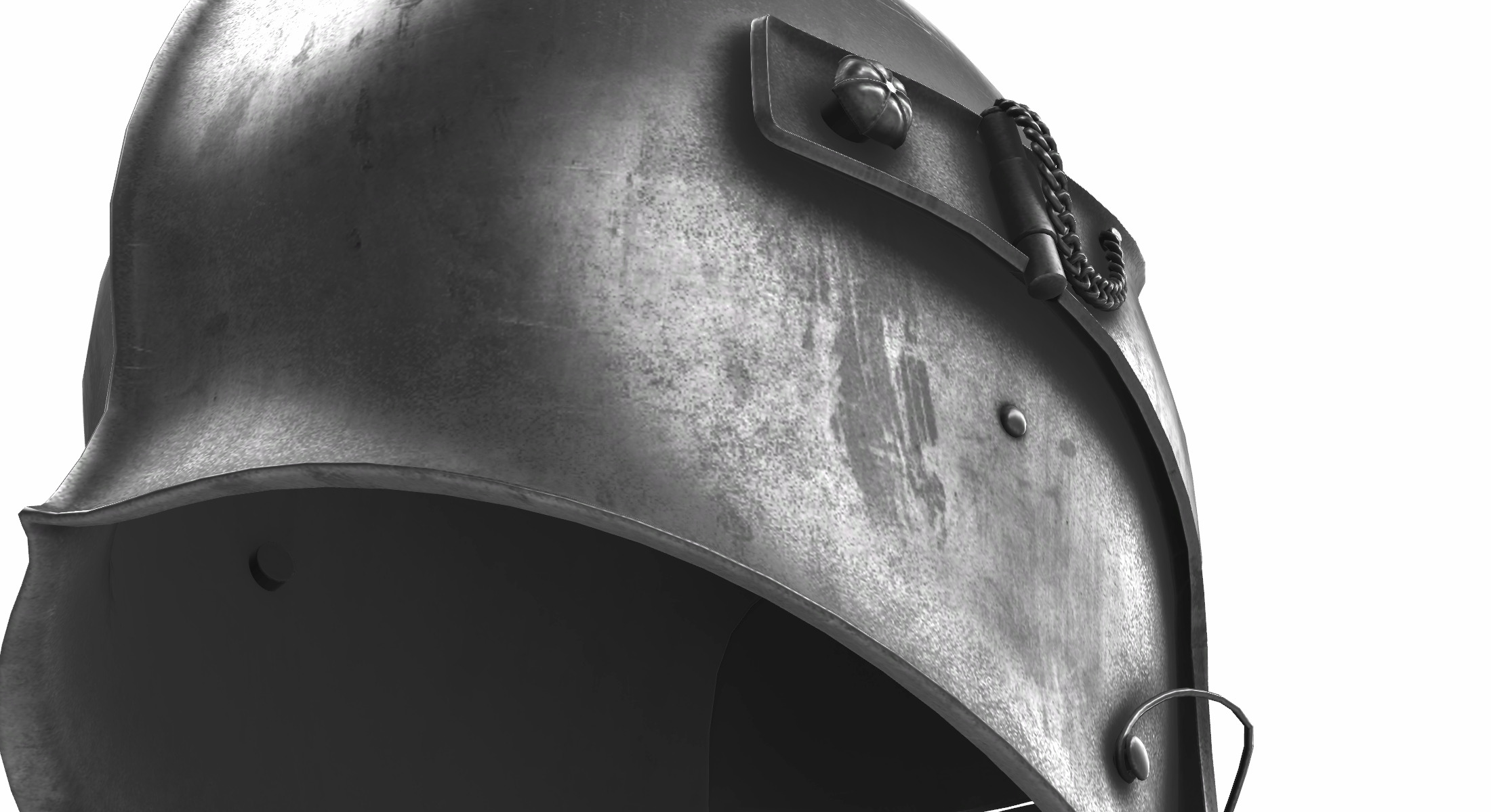 helmet barbuta  3D model_5