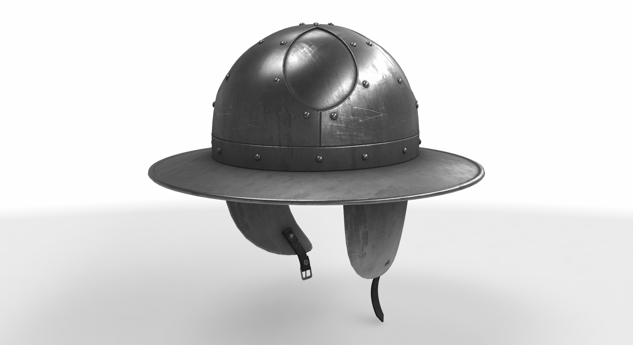 helmet kettle hat 01 3D model_1