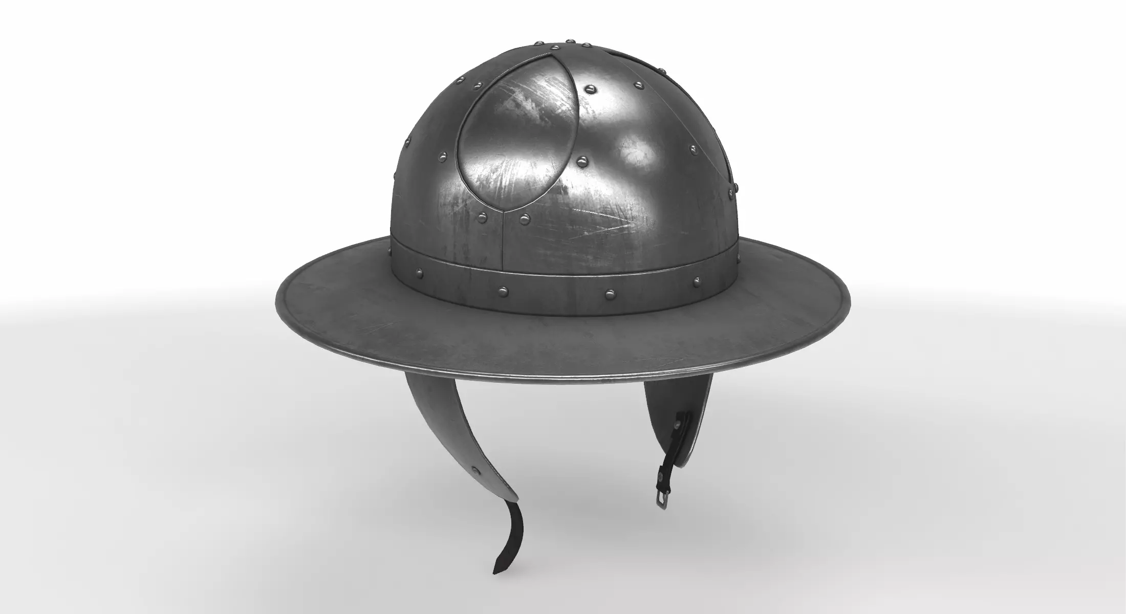 helmet kettle hat 01 3D model_0
