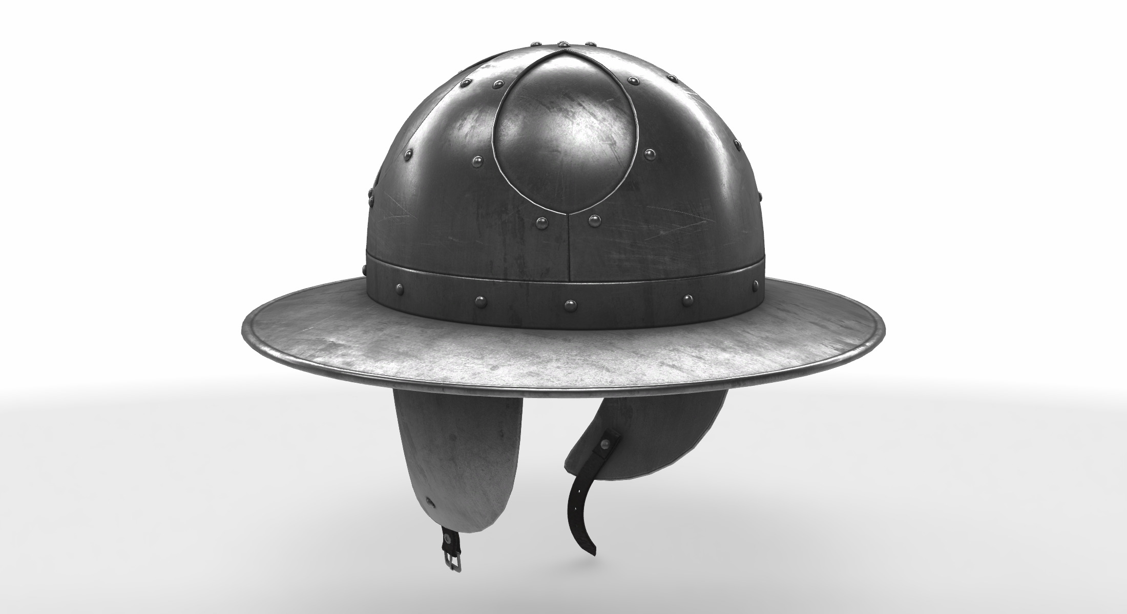 helmet kettle hat 01 3D model_2