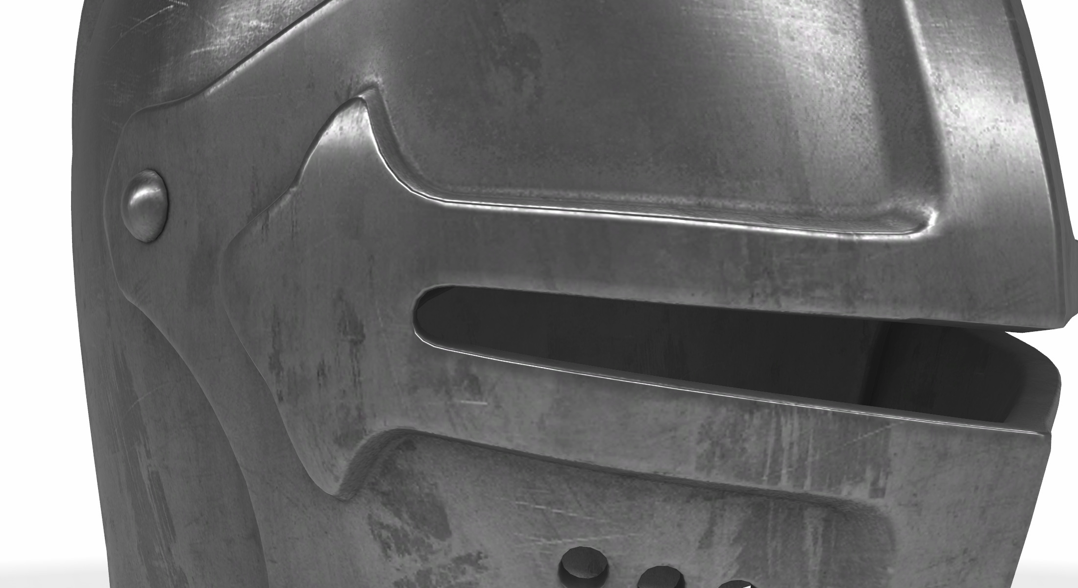 helmet knight 01 3D model_4