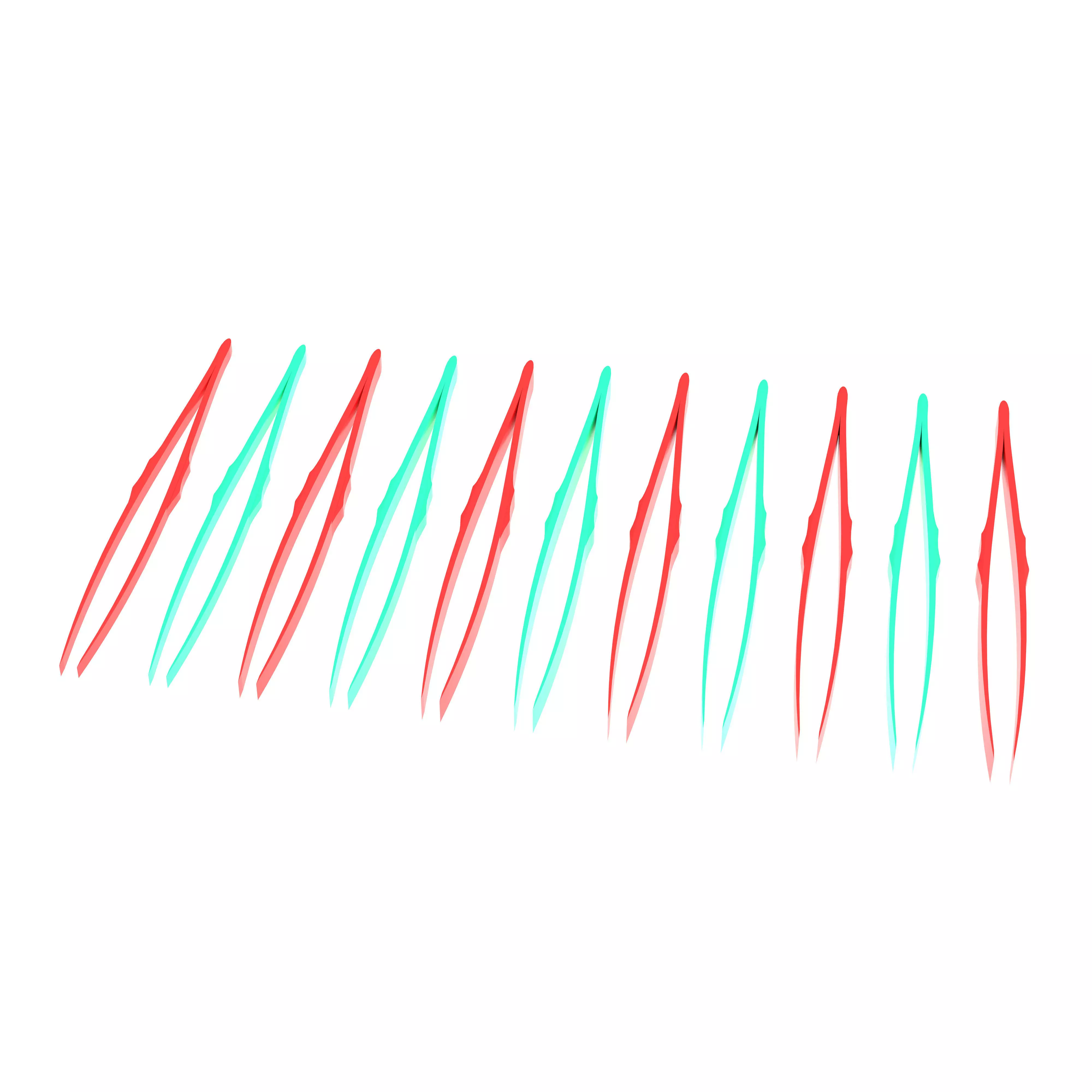 HEALTHCARE-BEAUTY TWEEZERS SET Free 3D print model