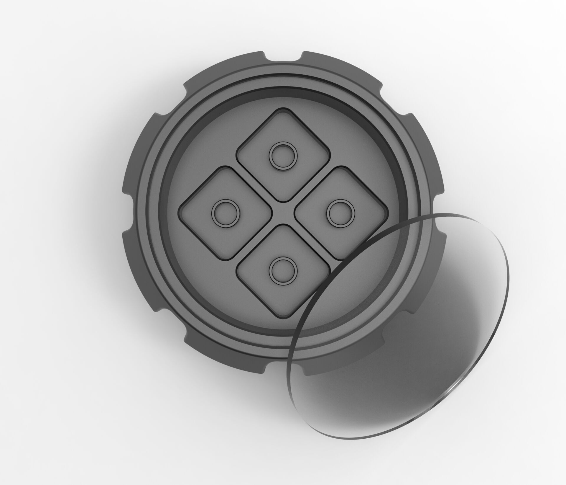 Artisan Keycap Storage Case 3D print model_4