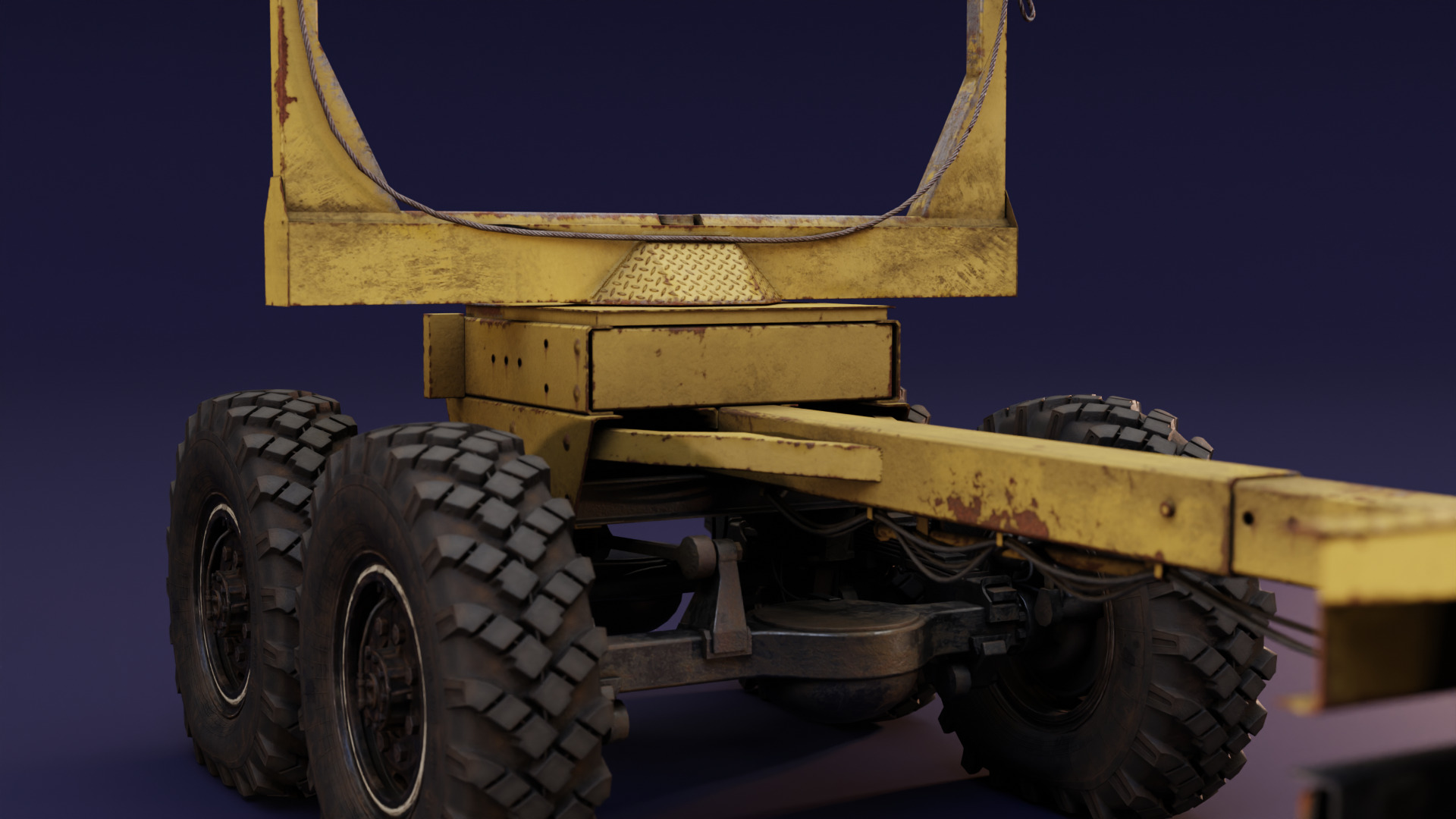 DCB K-133BYAT - Logger - Unbranded Low-poly 3D model_9