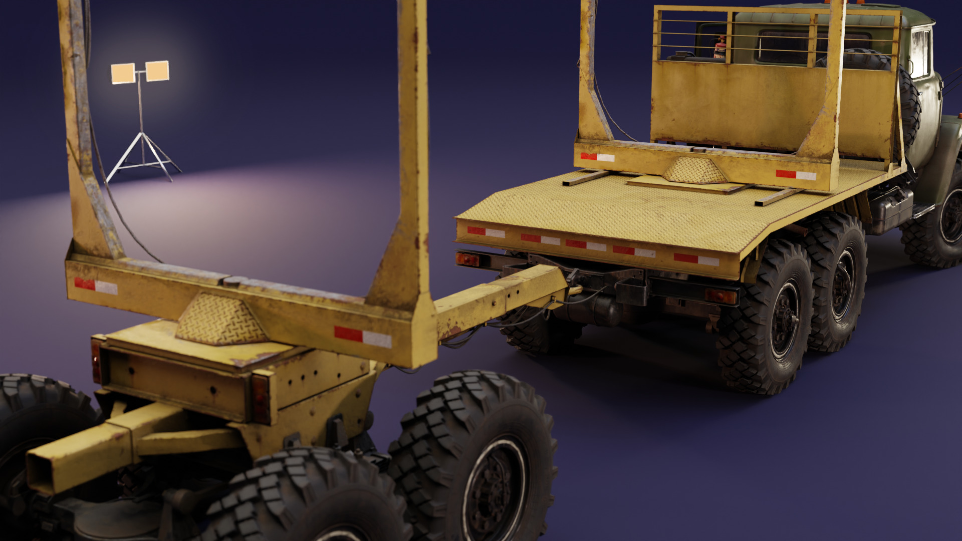 DCB K-133BYAT - Logger - Unbranded Low-poly 3D model_7