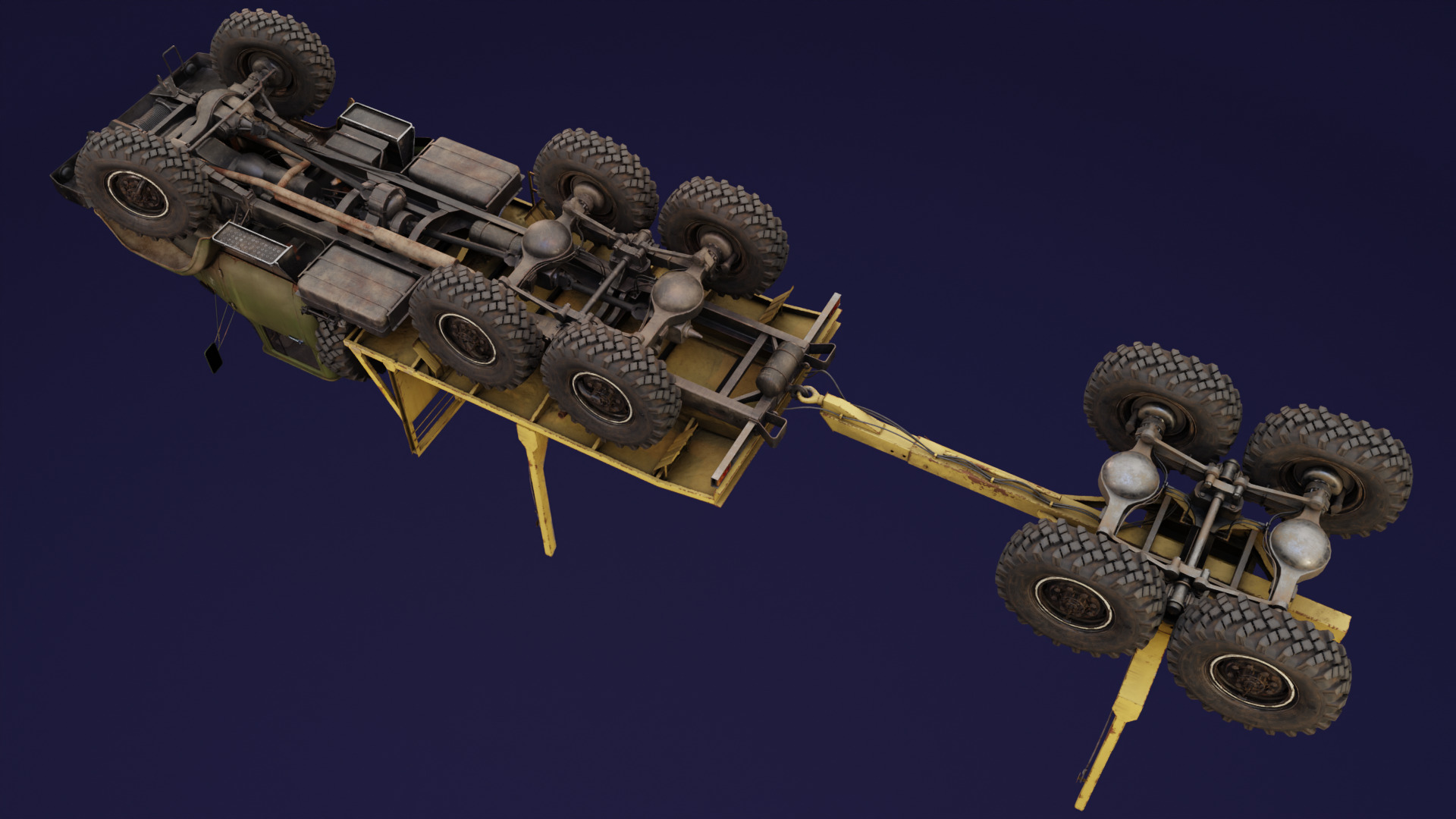 DCB K-133BYAT - Logger - Unbranded Low-poly 3D model_14