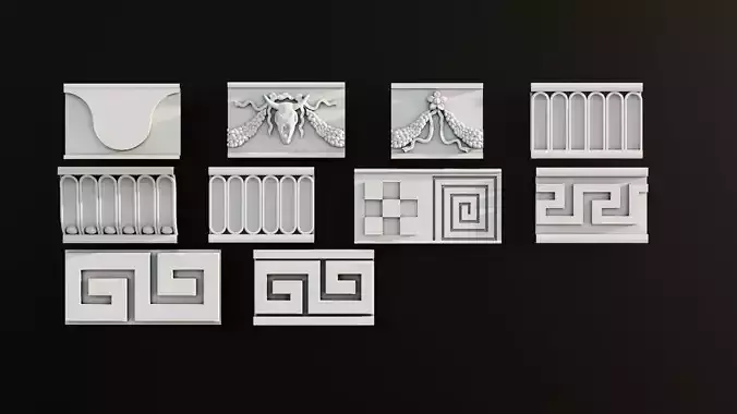 Ornament Pack Vol 1 - Gothic Baroque Byzantine