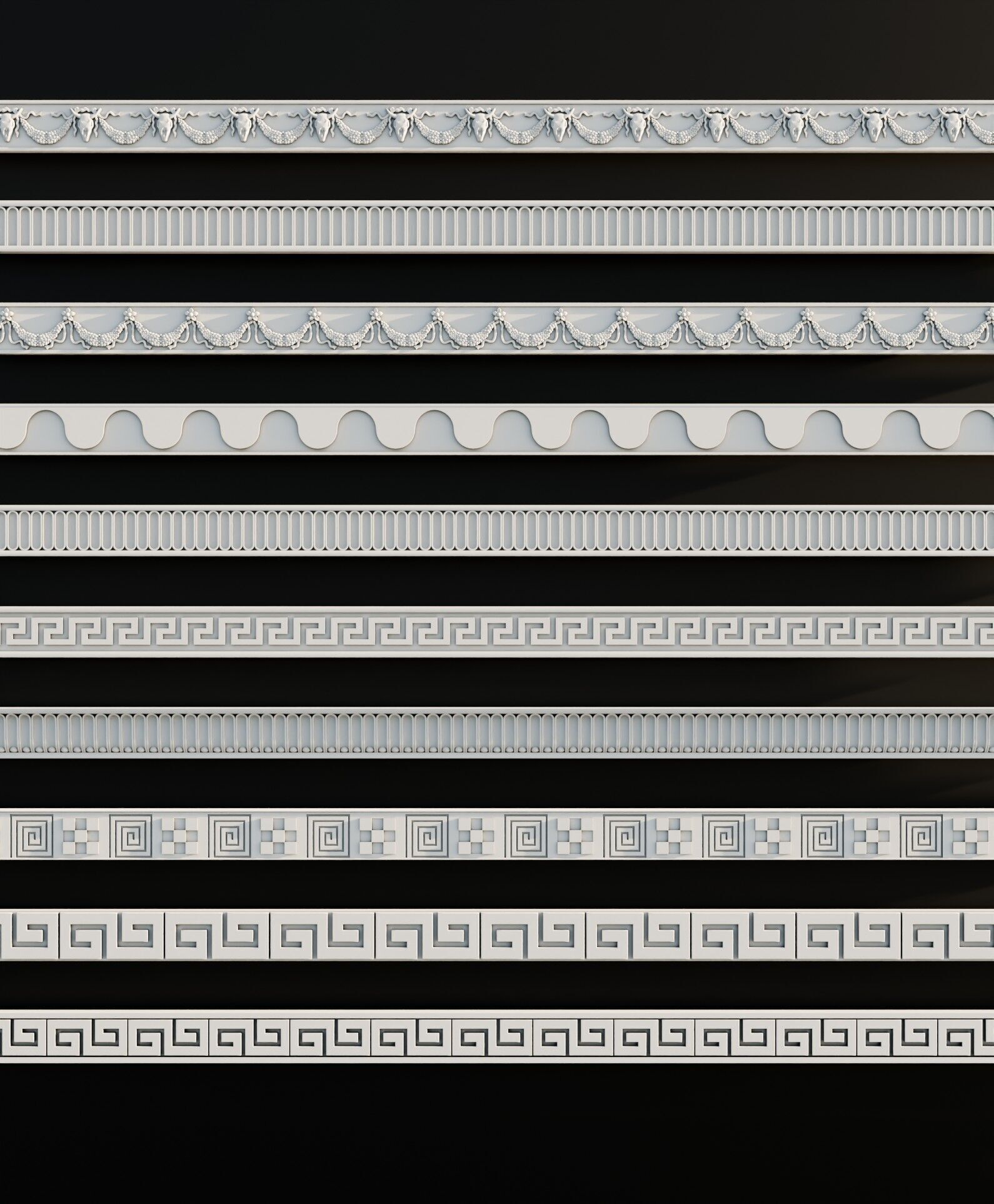 Ornament Pack Vol 1 - Gothic Baroque Byzantine 3D model_2