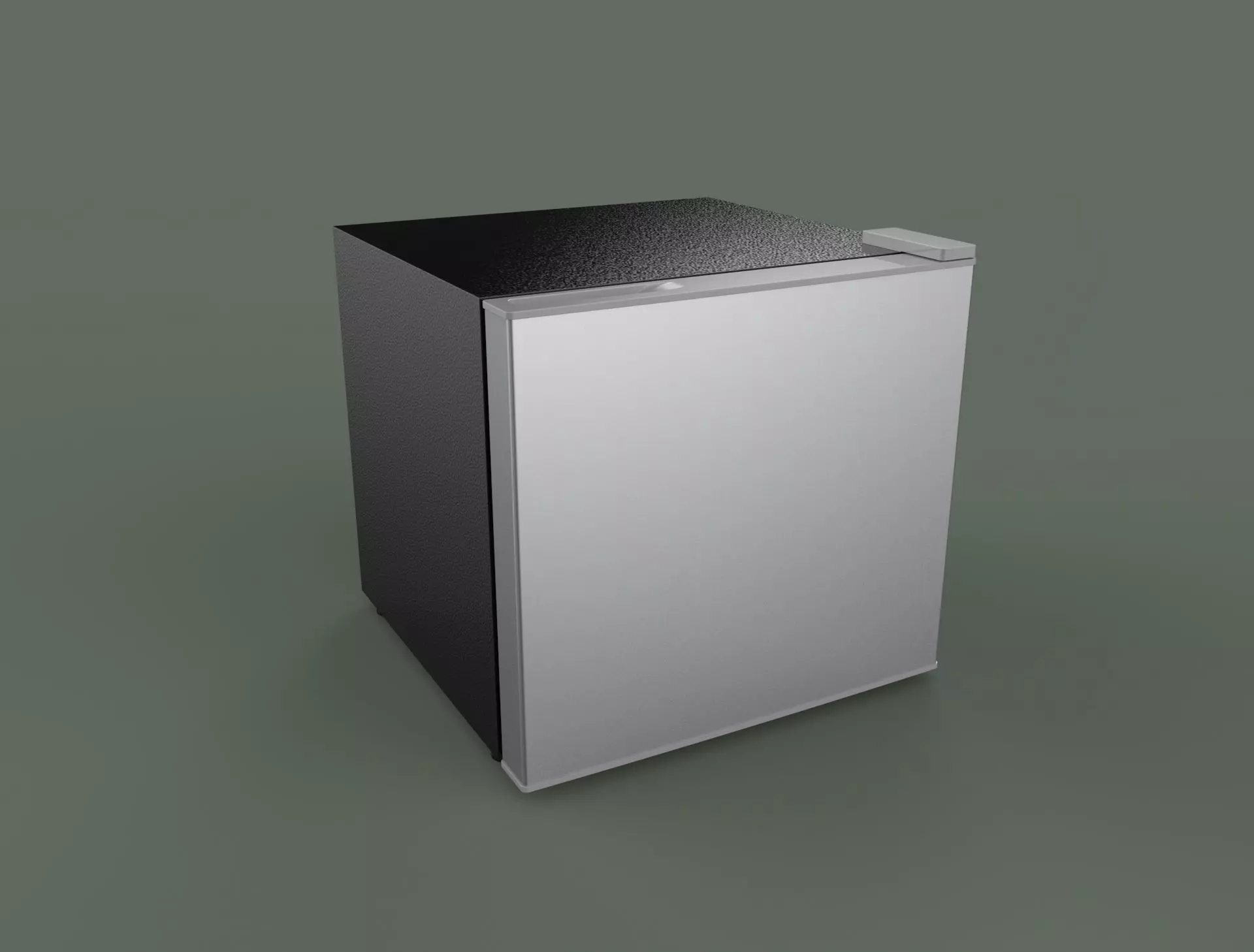 Mini Refrigerator 3D model_0