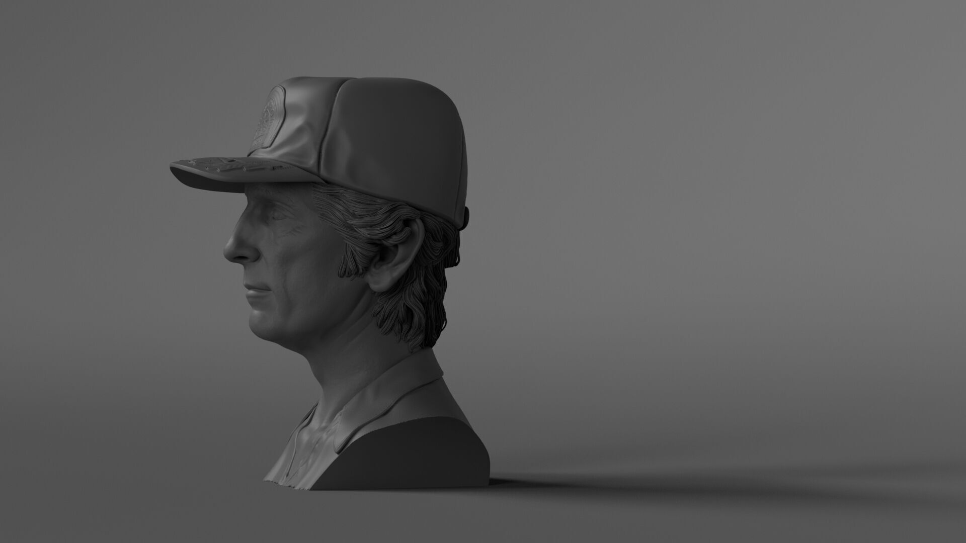 Harry Dean Stanton - Brett - Alien 3D print model_2