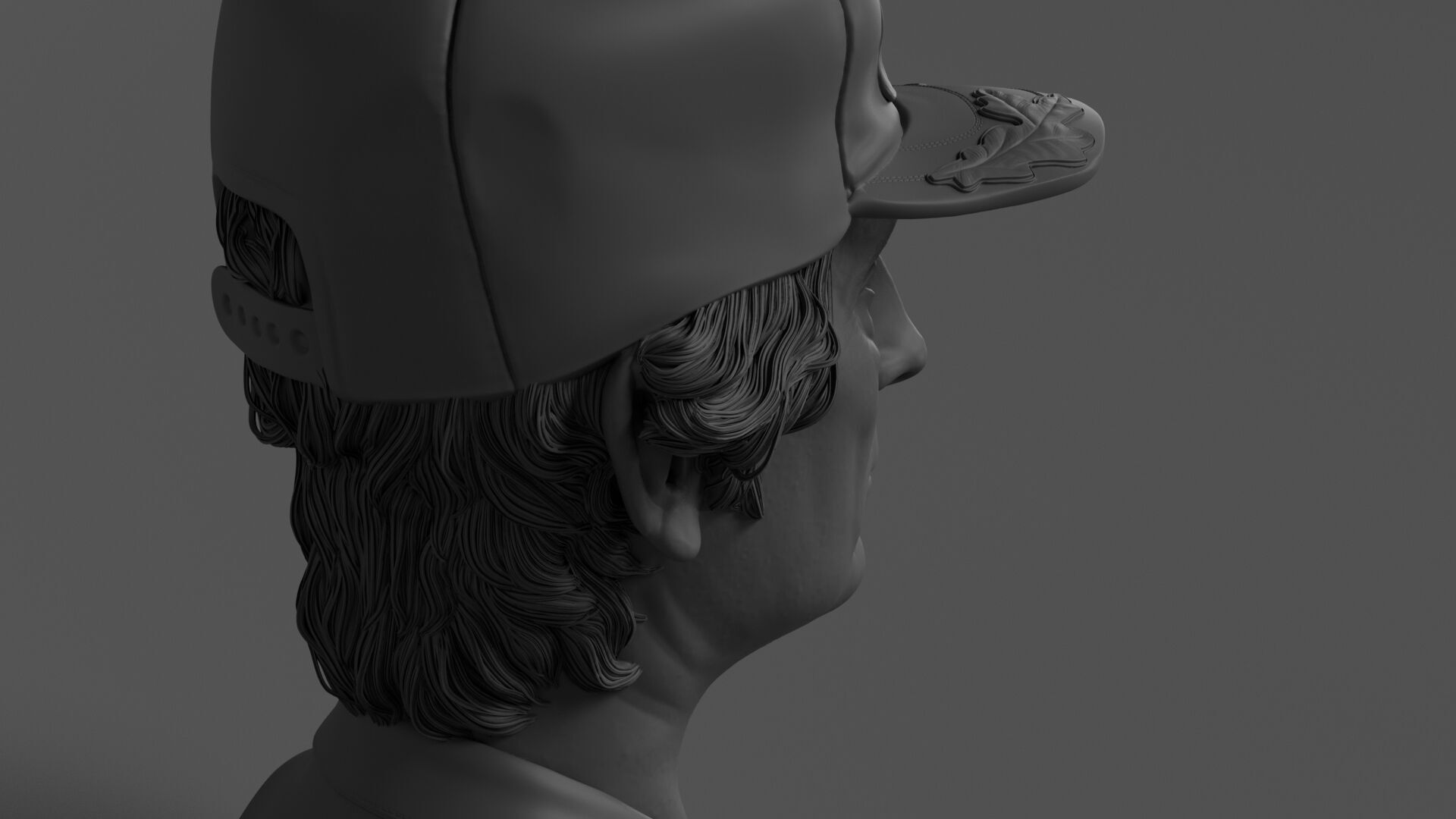 Harry Dean Stanton - Brett - Alien 3D print model_16