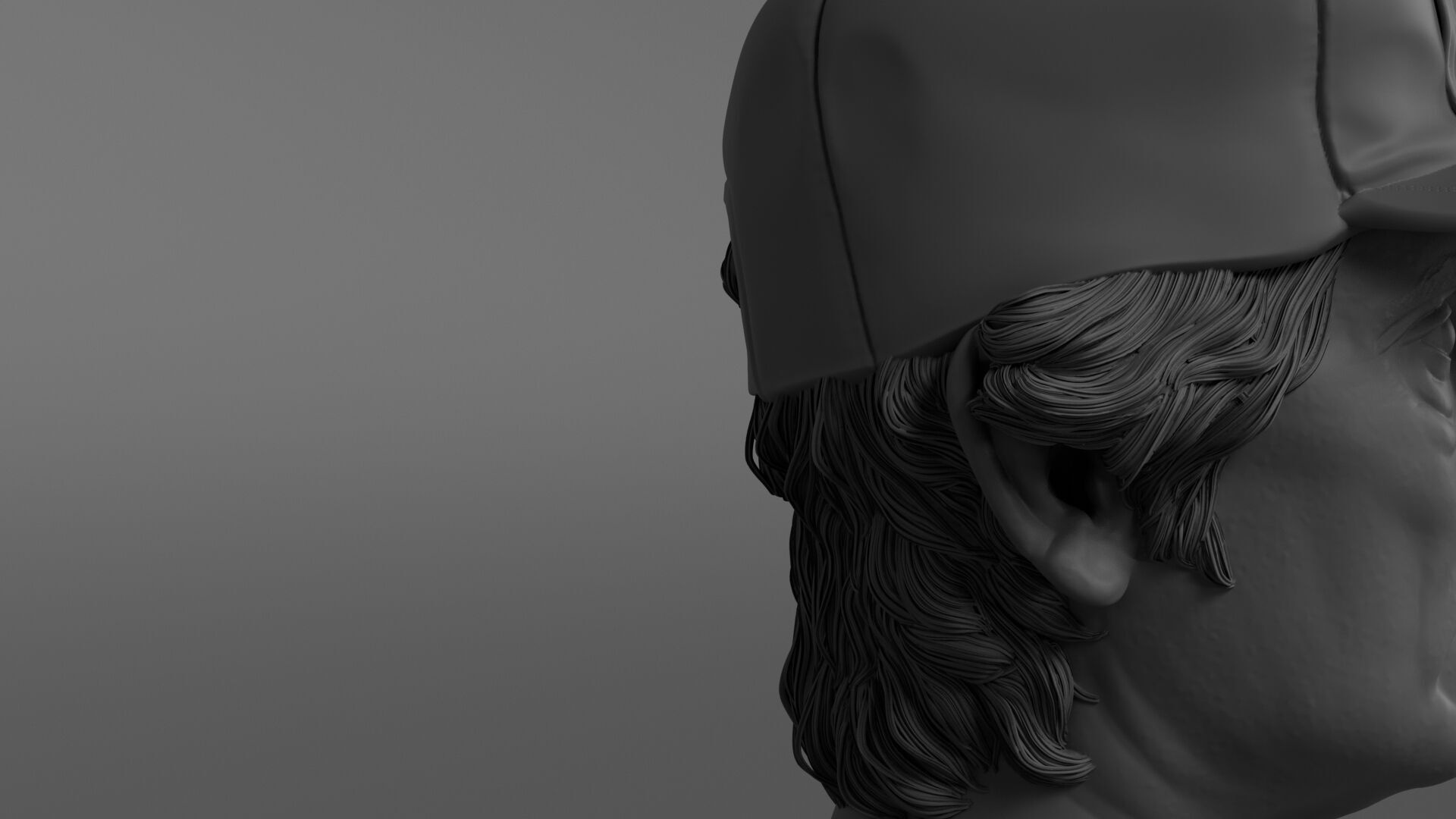 Harry Dean Stanton - Brett - Alien 3D print model_15
