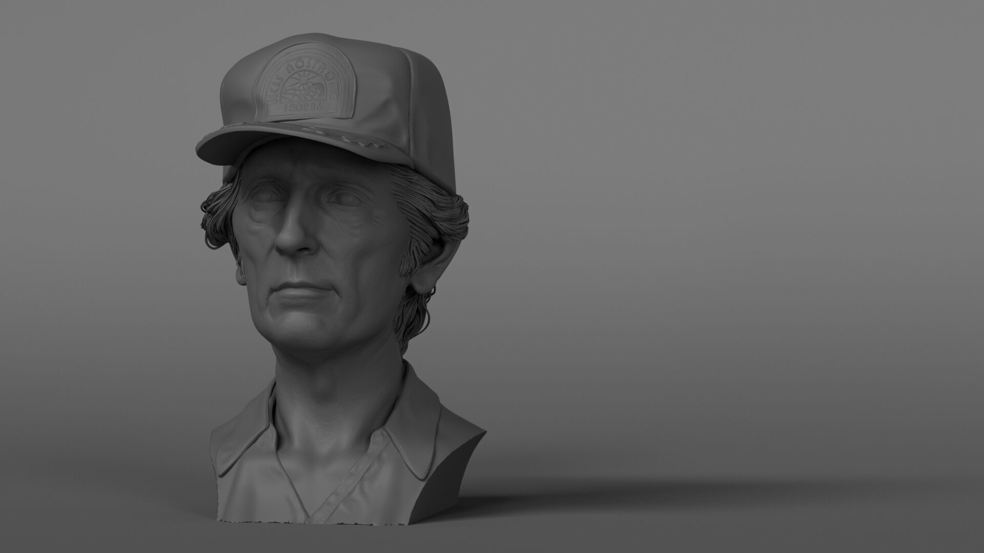 Harry Dean Stanton - Brett - Alien 3D print model_3