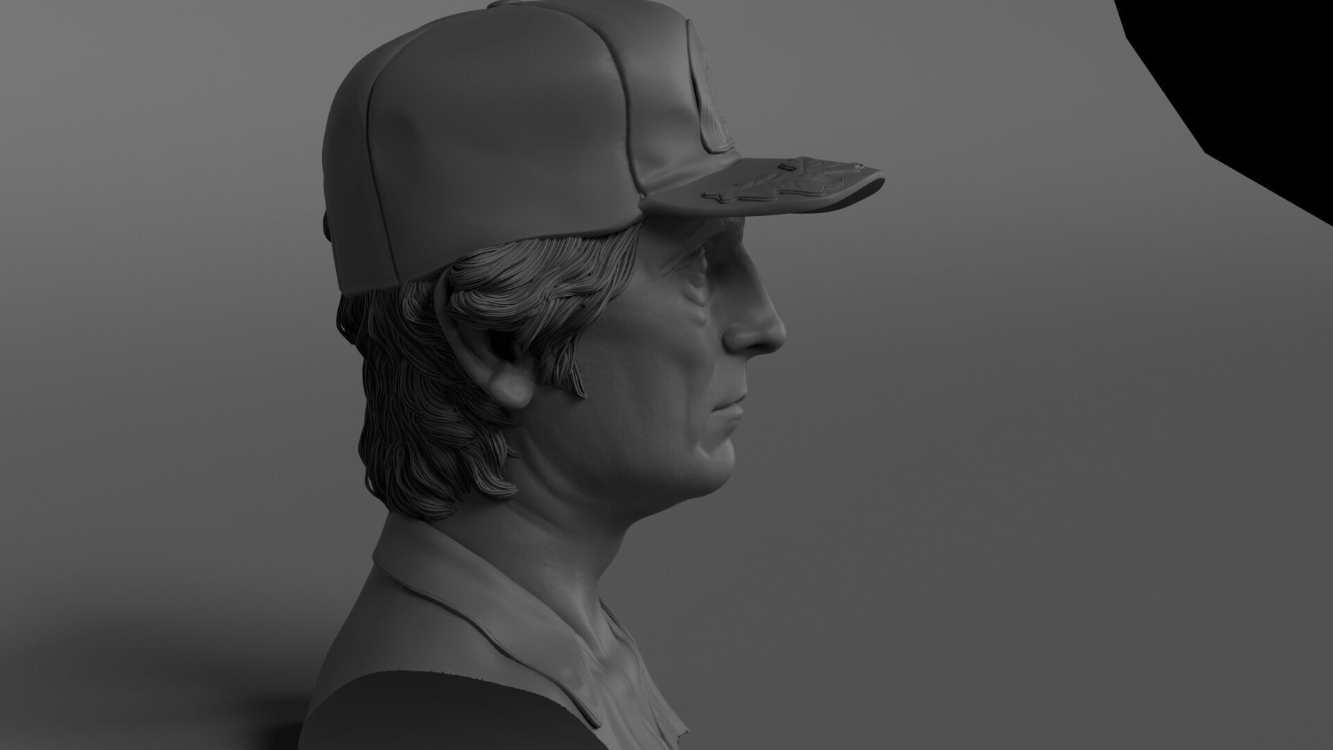 Harry Dean Stanton - Brett - Alien 3D print model_7