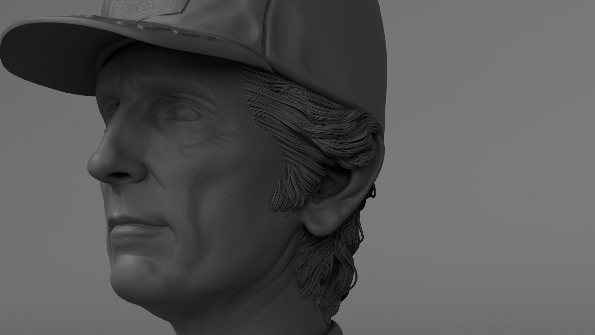 Harry Dean Stanton - Brett - Alien 3D print model_13
