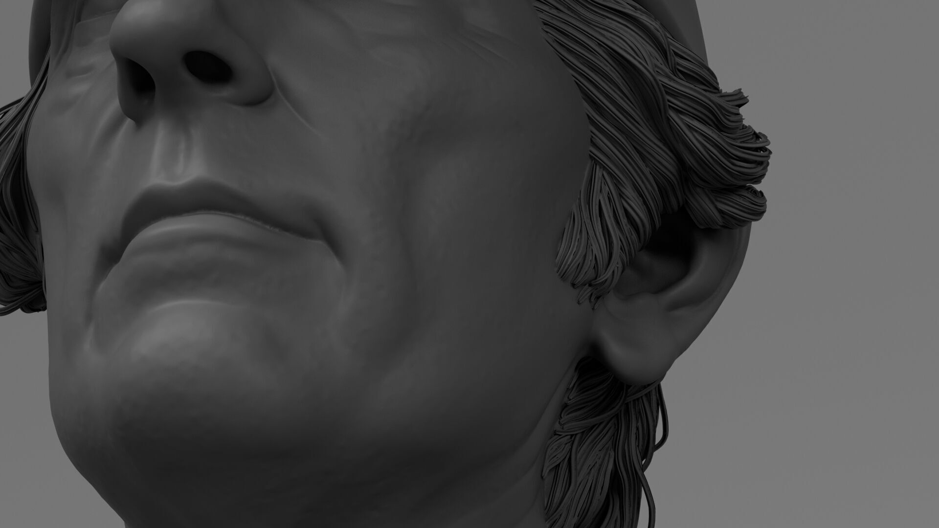 Harry Dean Stanton - Brett - Alien 3D print model_17