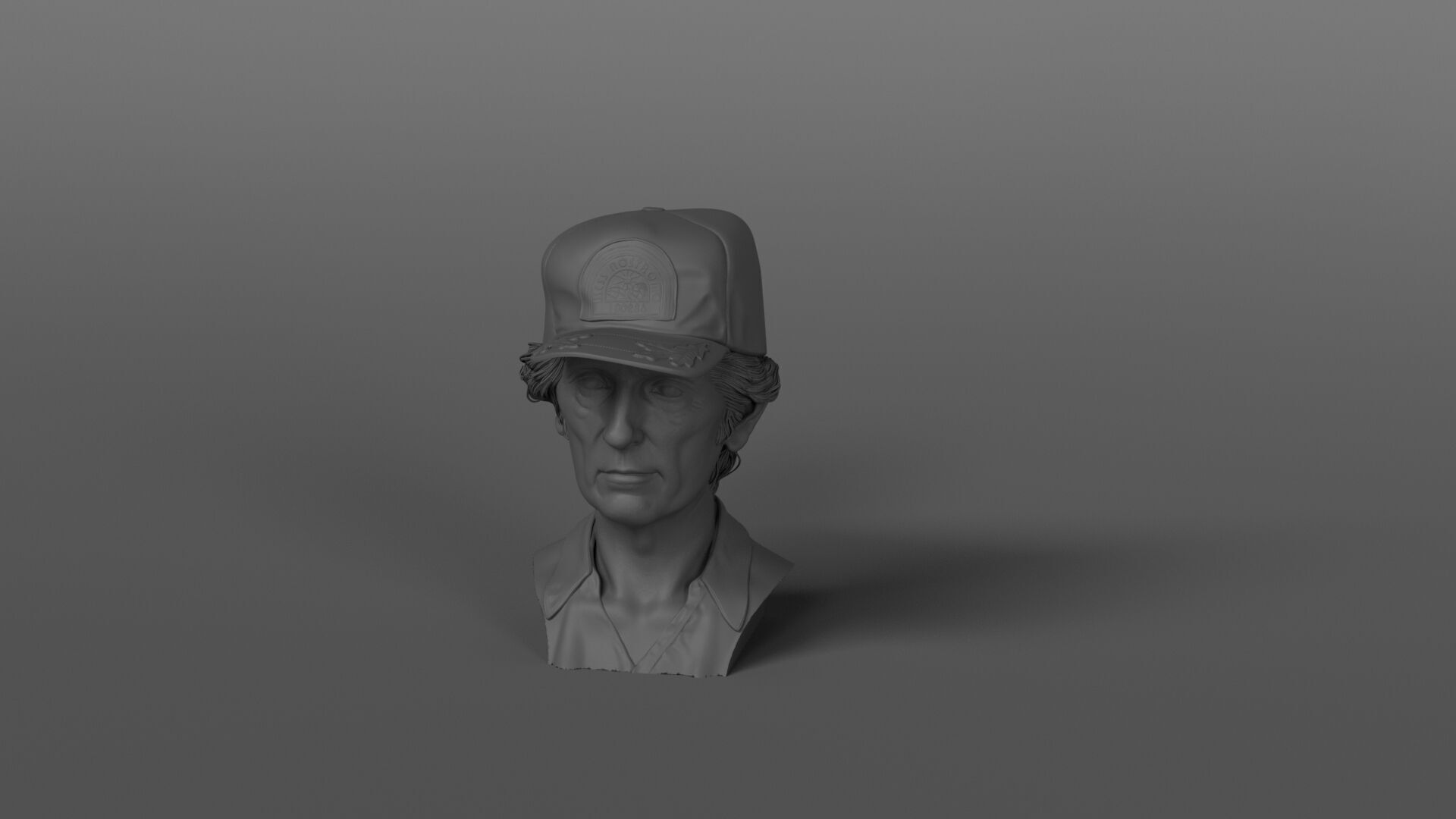 Harry Dean Stanton - Brett - Alien 3D print model_18