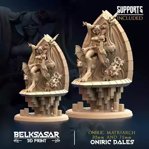 Oniric Matriarch 32mm and 75mm 3D print model