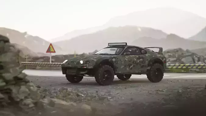 Toyota Supra MK 4 Camo