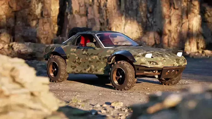 Mazda RX-7 Camo
