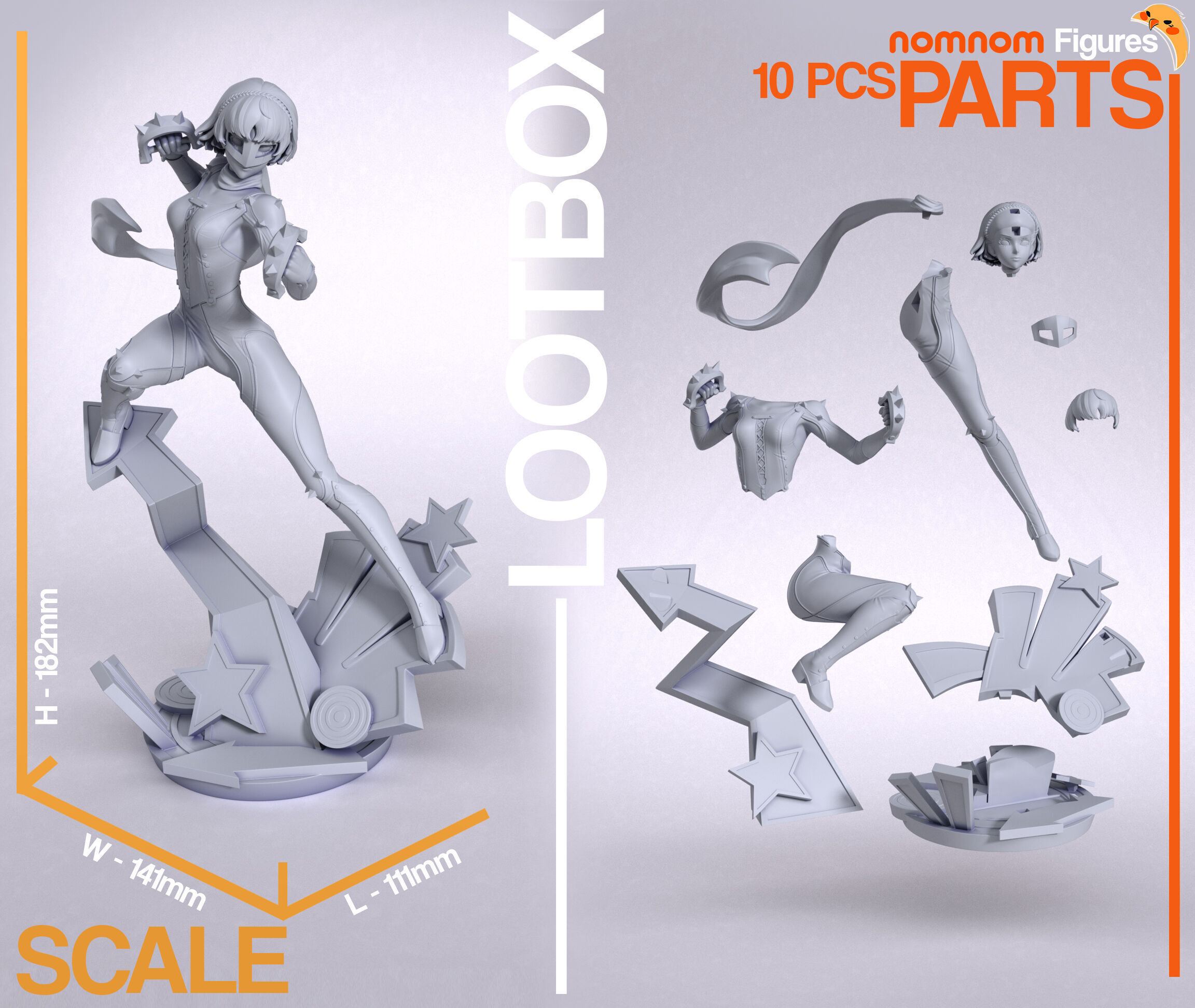 Makoto Nijima - Persona 5 3D print model_1