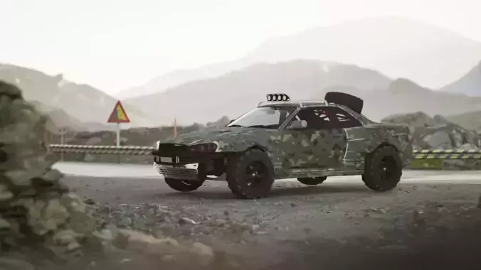 Nissan R34 Camo