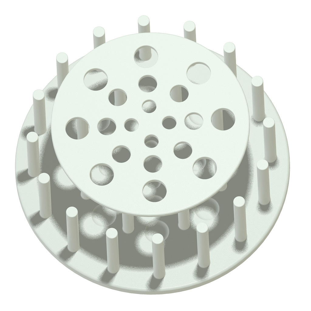 Science Laboratory Test Tube Holder 3D print model_2