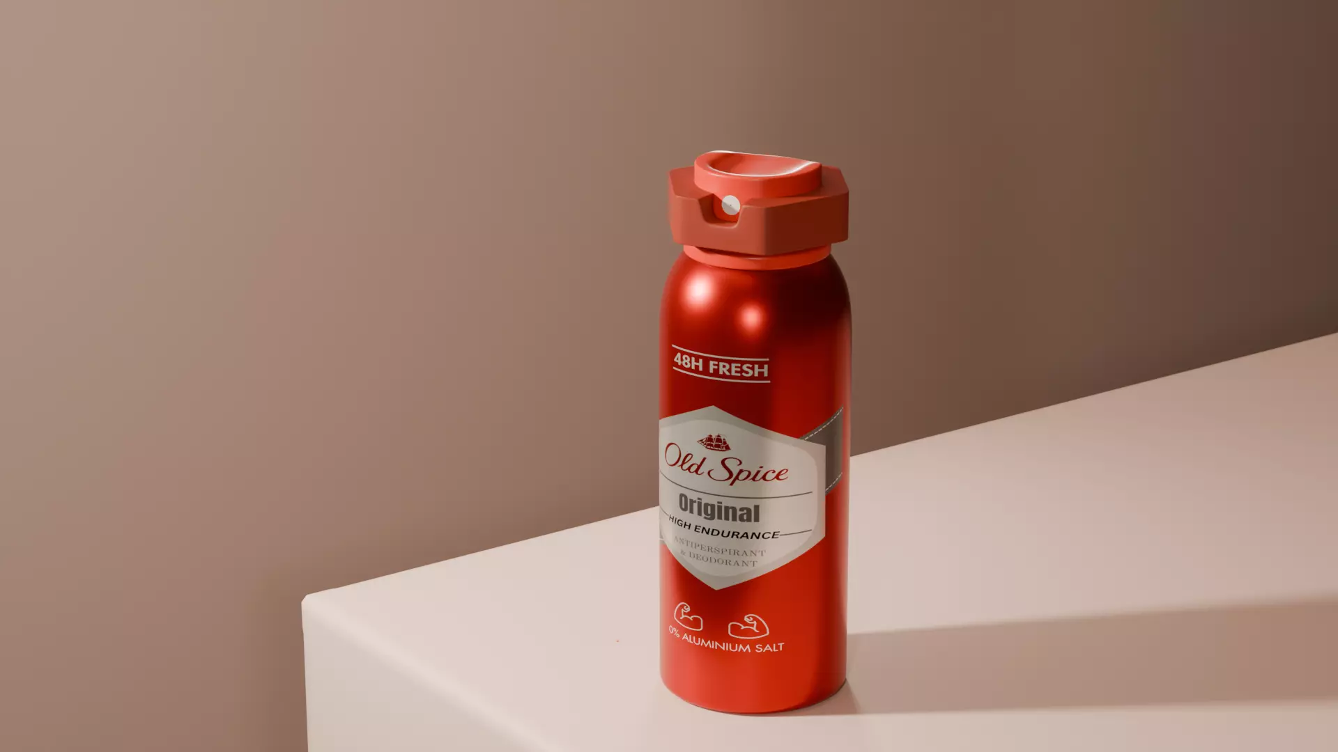 Realistic Old Spice Deodorant 3D Model High Quality Render 3D model_0