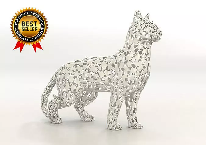 Cat 3D Print model STL 3D print model_0