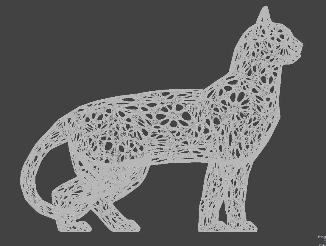 Cat 3D Print model STL 3D print model_9