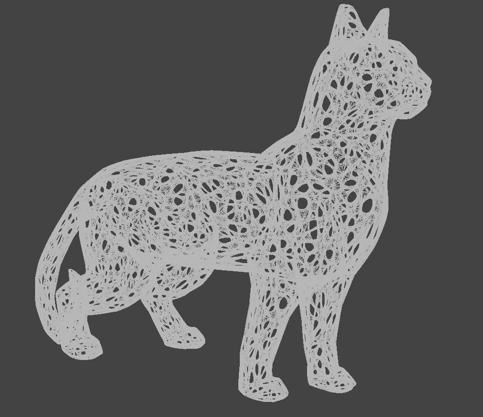 Cat 3D Print model STL 3D print model_3