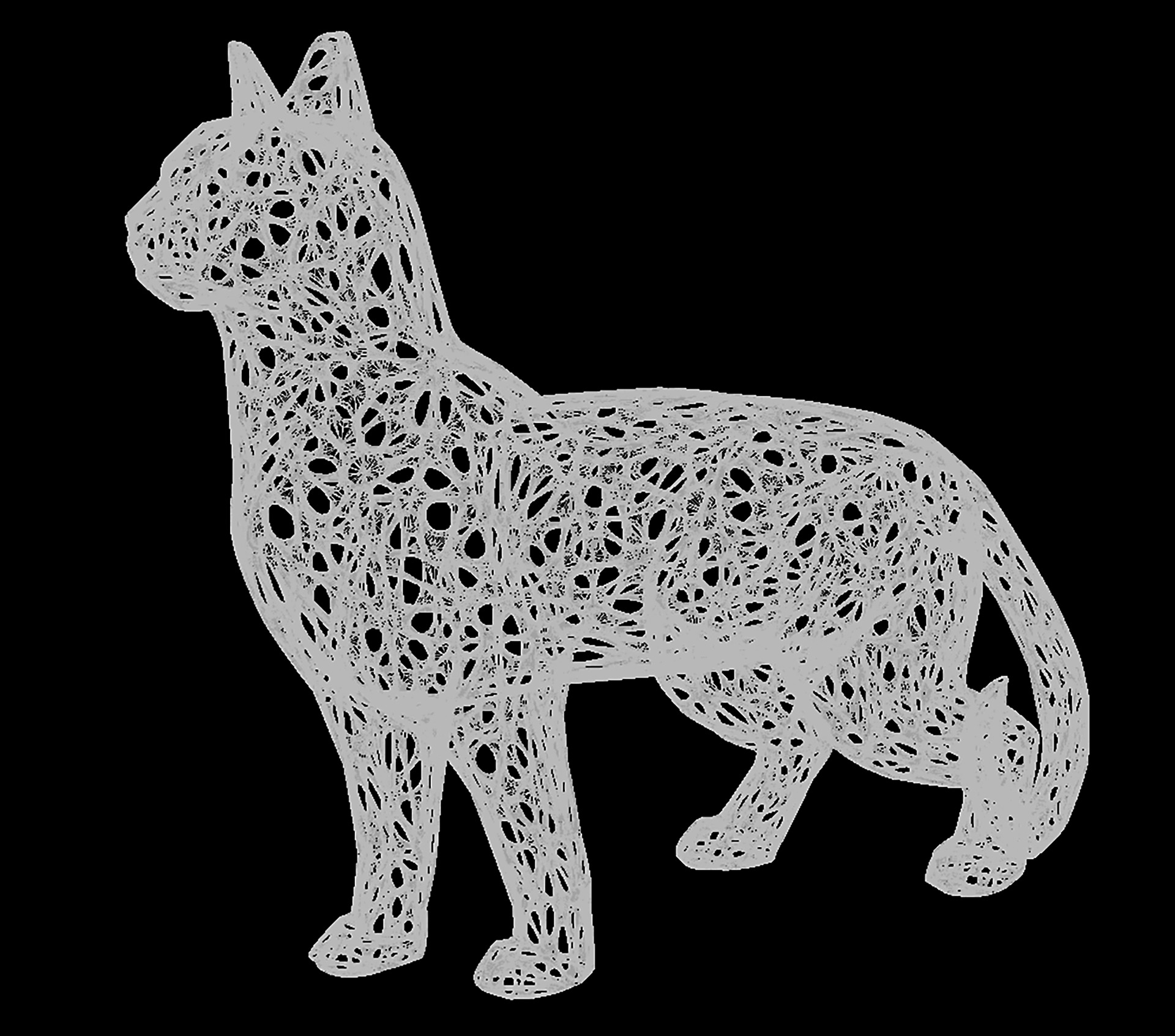 Cat 3D Print model STL 3D print model_12