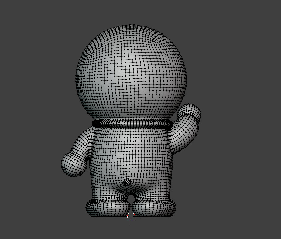 High Detailed Doraemon  Low-poly 3D model_2