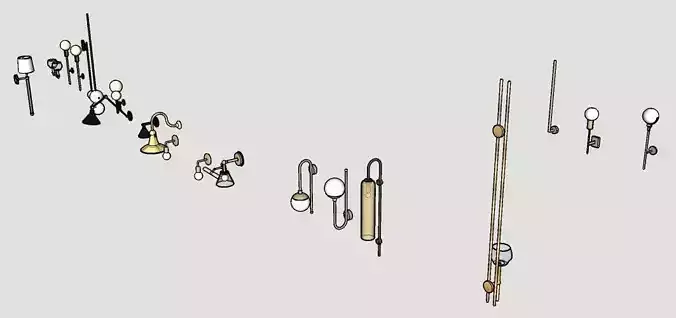 Decorative wall lights