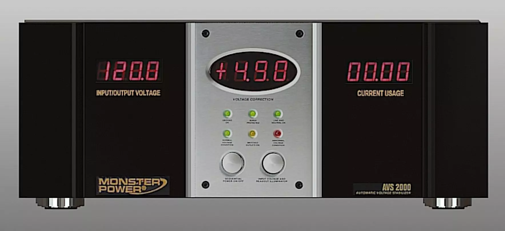 Monster Power AVS 2000 Voltage Stabilizer Free low-poly 3D model
