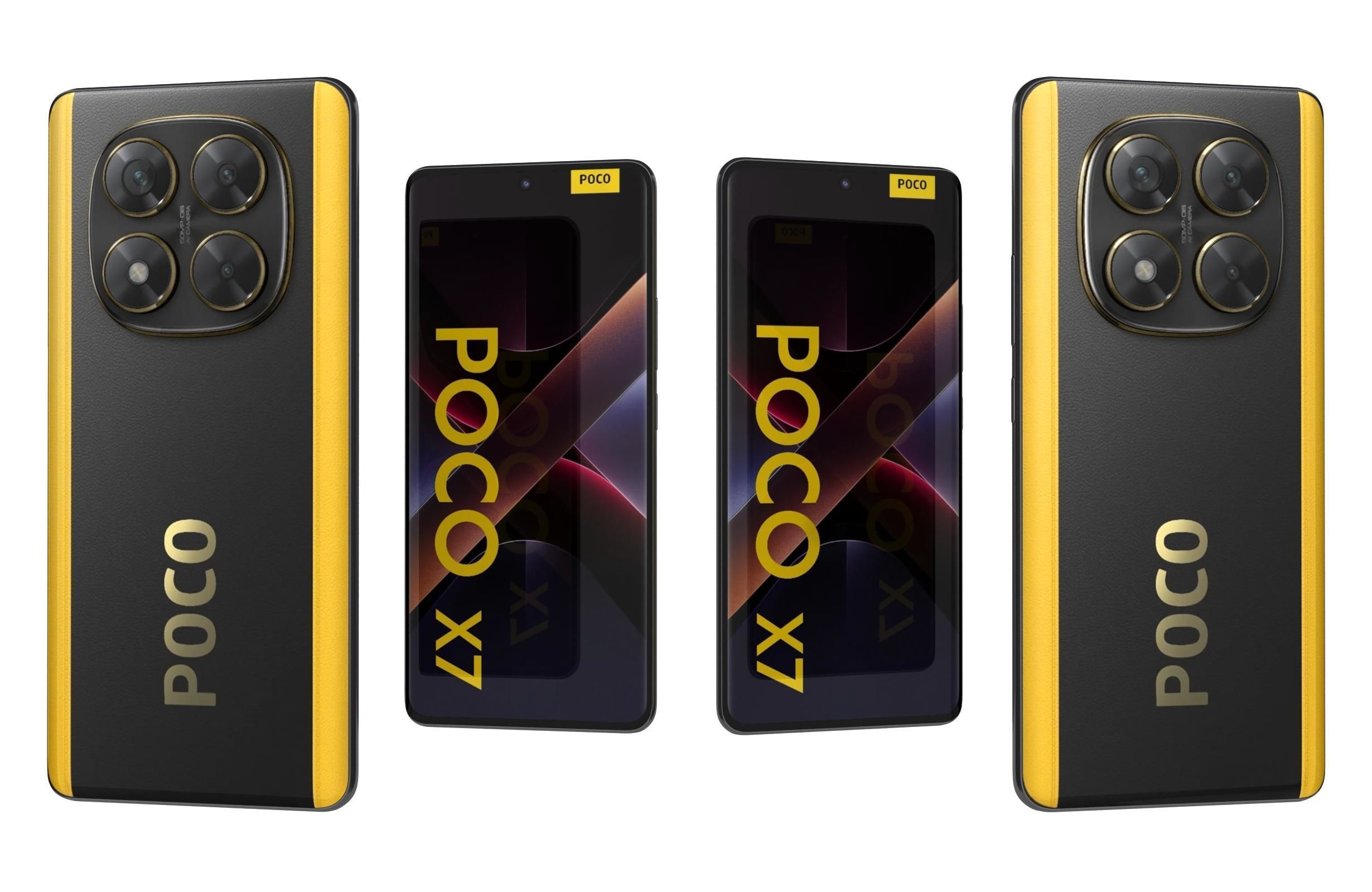 Xiaomi Poco X7 And X7 Pro 5G 3D Model Collection_6