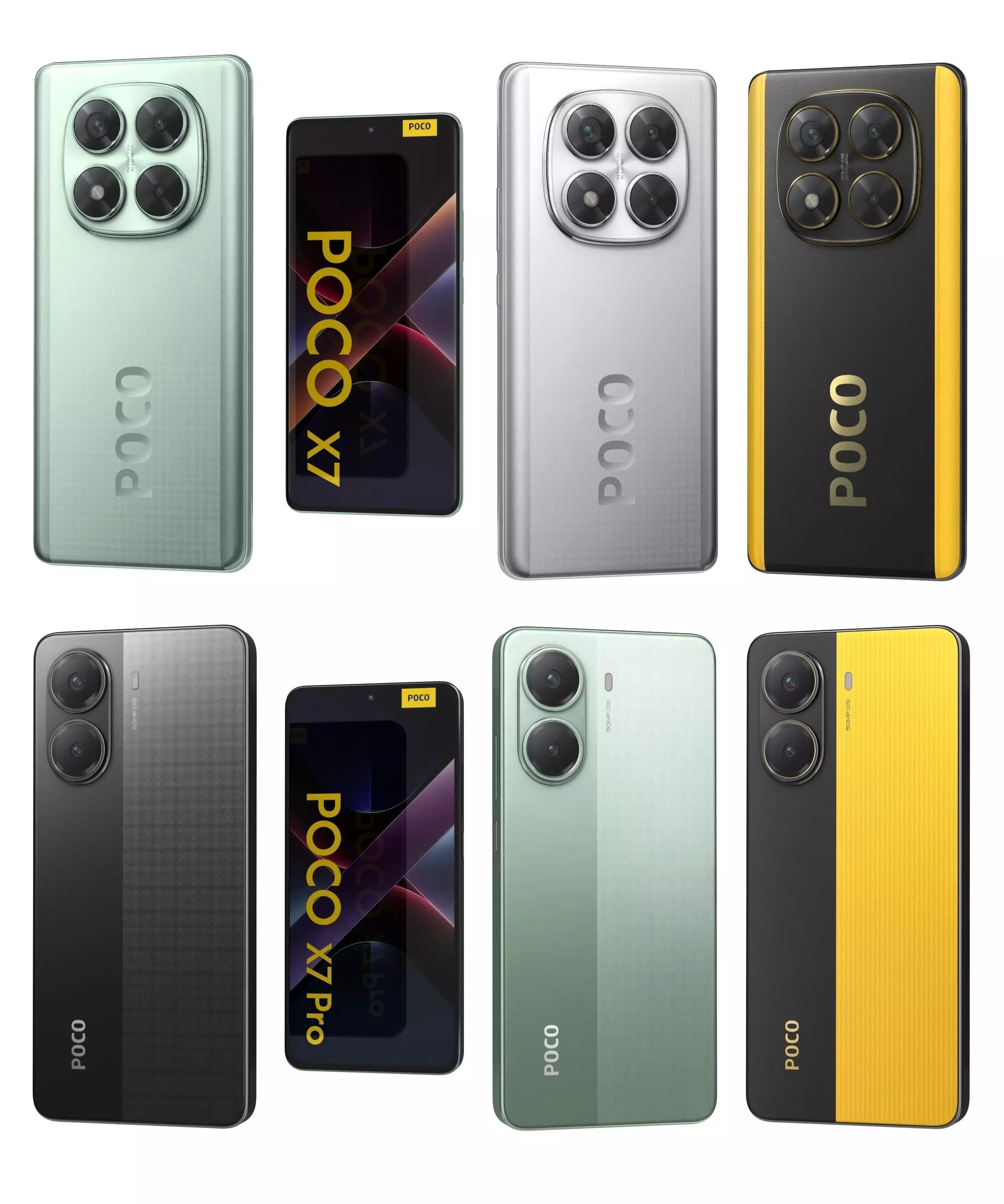 Xiaomi Poco X7 And X7 Pro 5G 3D Model Collection_0