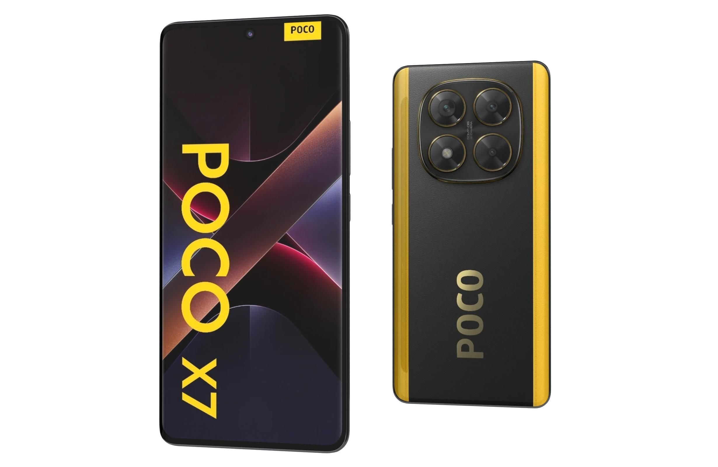 Xiaomi Poco X7 And X7 Pro 5G 3D Model Collection_9