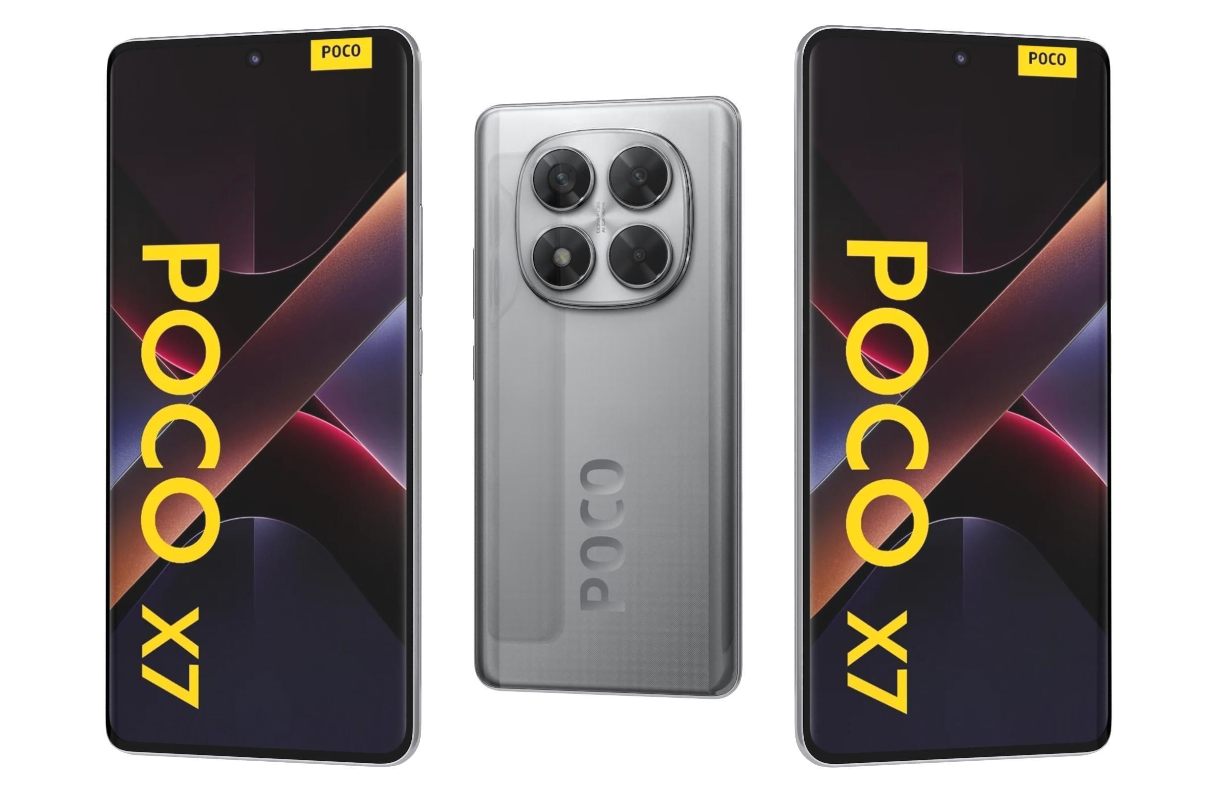 Xiaomi Poco X7 And X7 Pro 5G 3D Model Collection_1