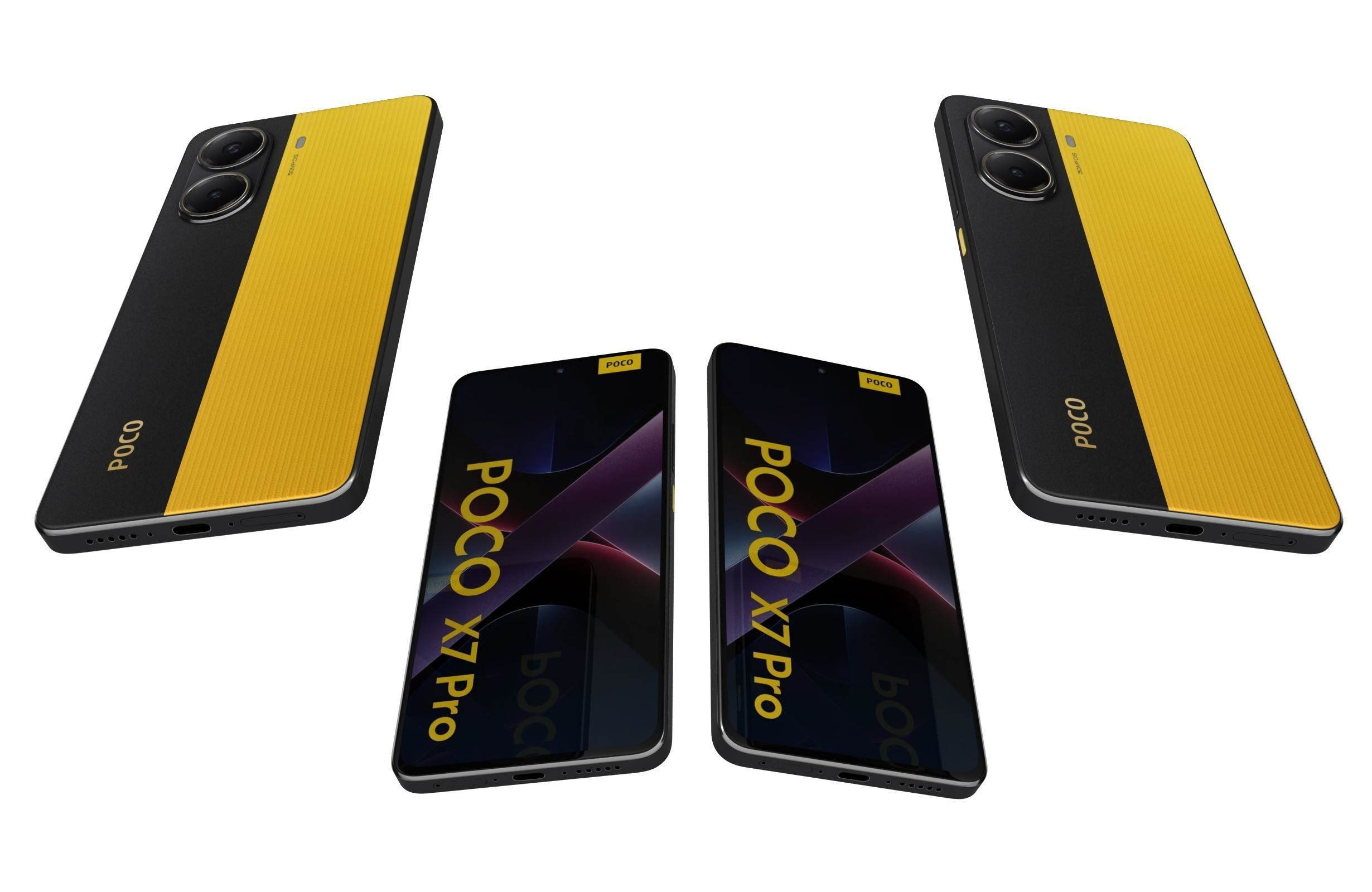 Xiaomi Poco X7 And X7 Pro 5G 3D Model Collection_41