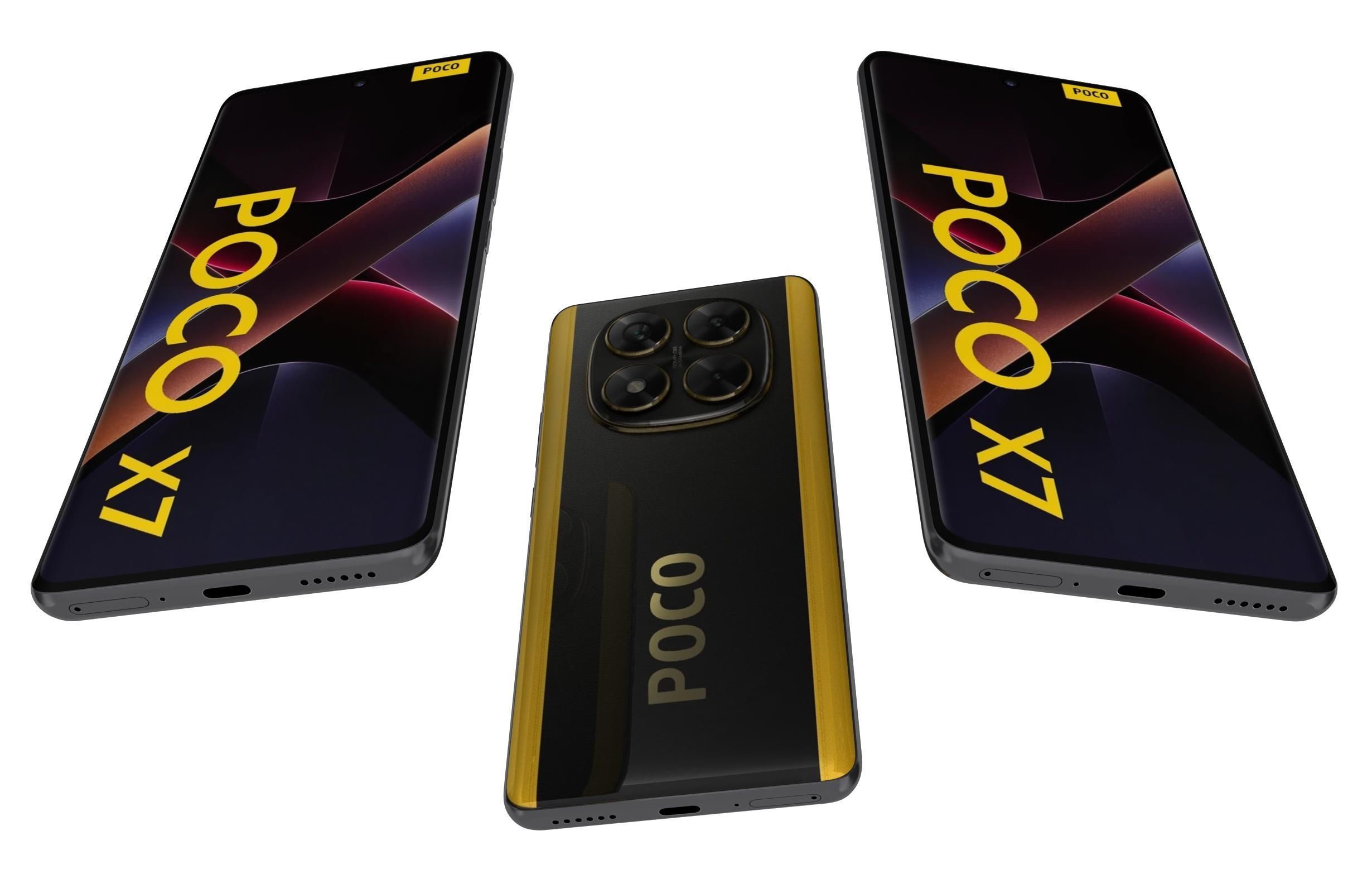 Xiaomi Poco X7 And X7 Pro 5G 3D Model Collection_5