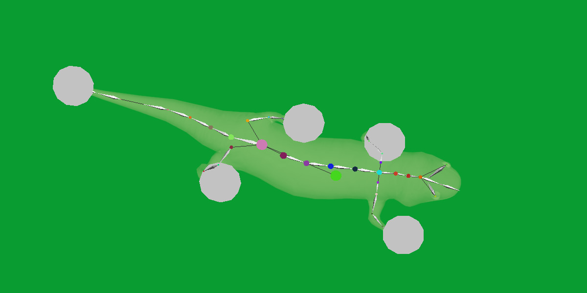 Tiger Salamander Low-poly 3D model_28