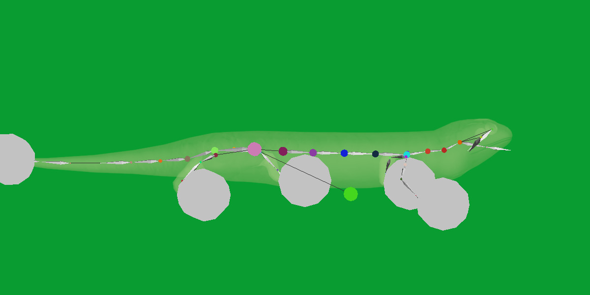 Tiger Salamander Low-poly 3D model_27