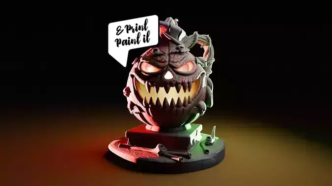 Pumpkin Vessel Halloween