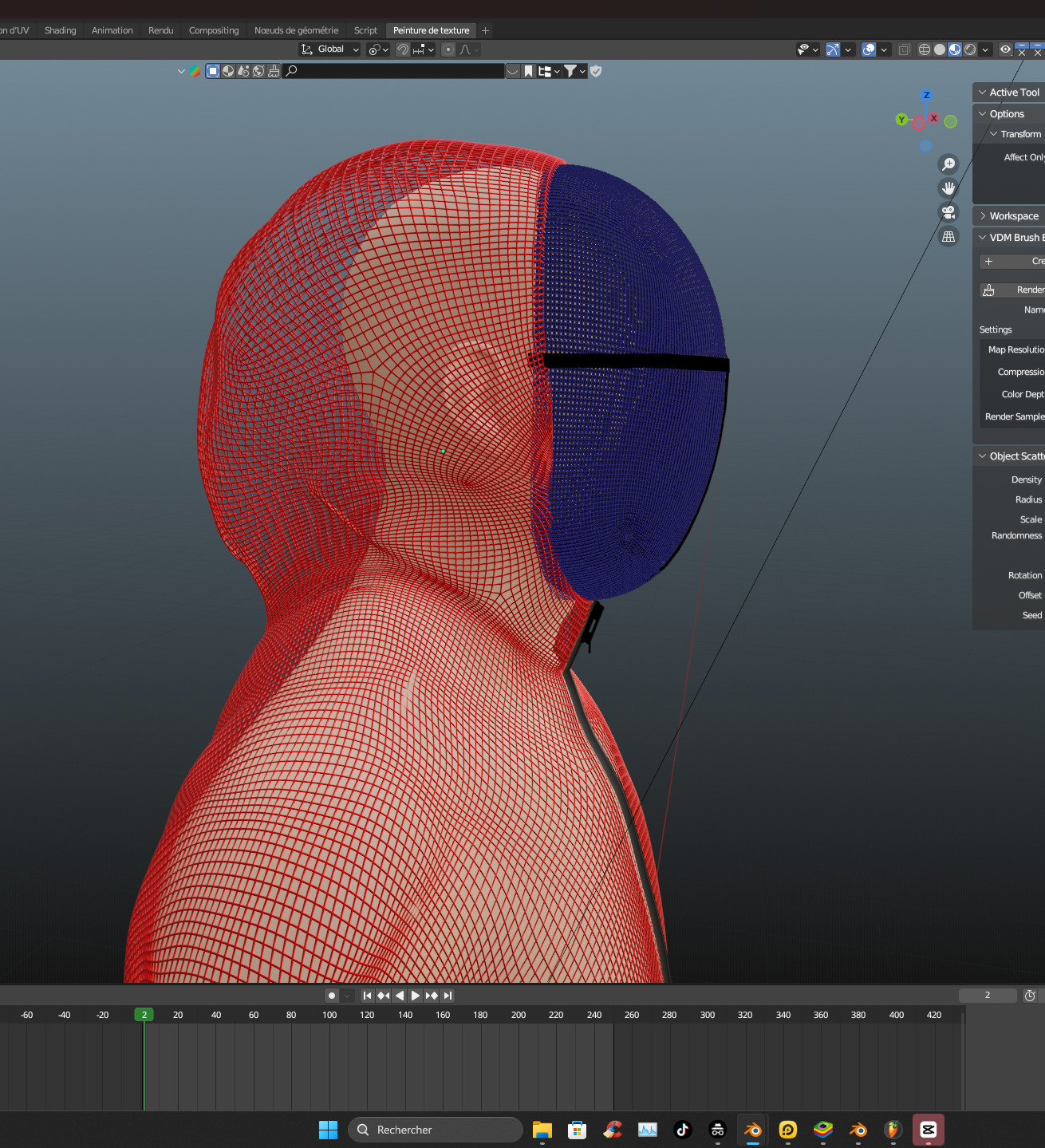 Squidgame soldier 3D Model FullQuad Topologie  3D model_6