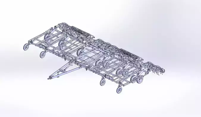 Cultivator 3D model